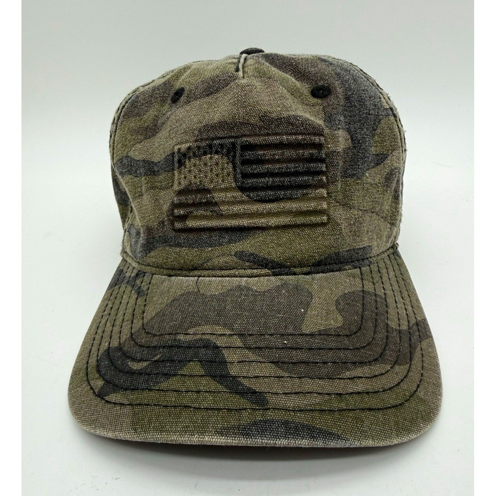 Ugly Stuff Supply Green/Black Camouflage Unisex Adjustable Baseball Cap One Size